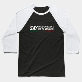 Gabagool Baseball T-Shirt